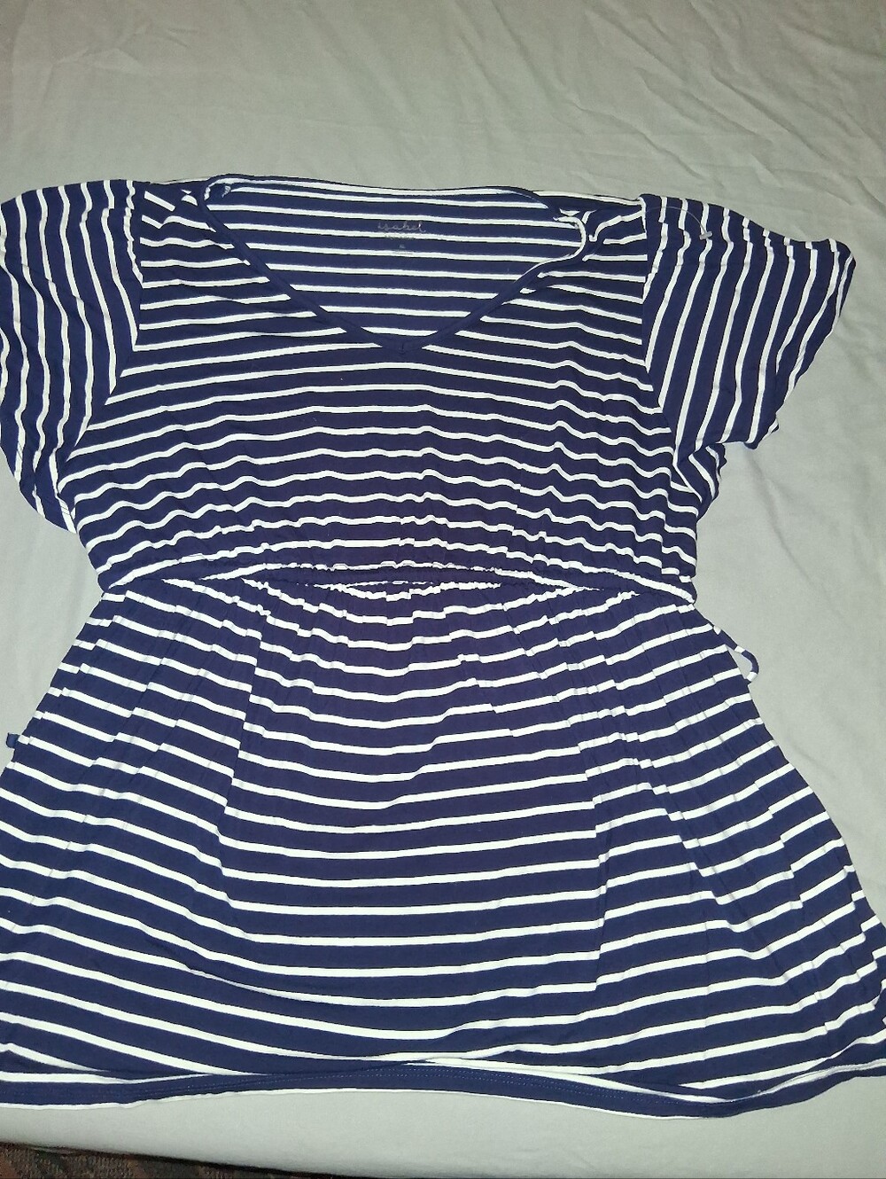 *must Purchase 3 $3 Items*  Maternity  Striped V-Neck Tunic